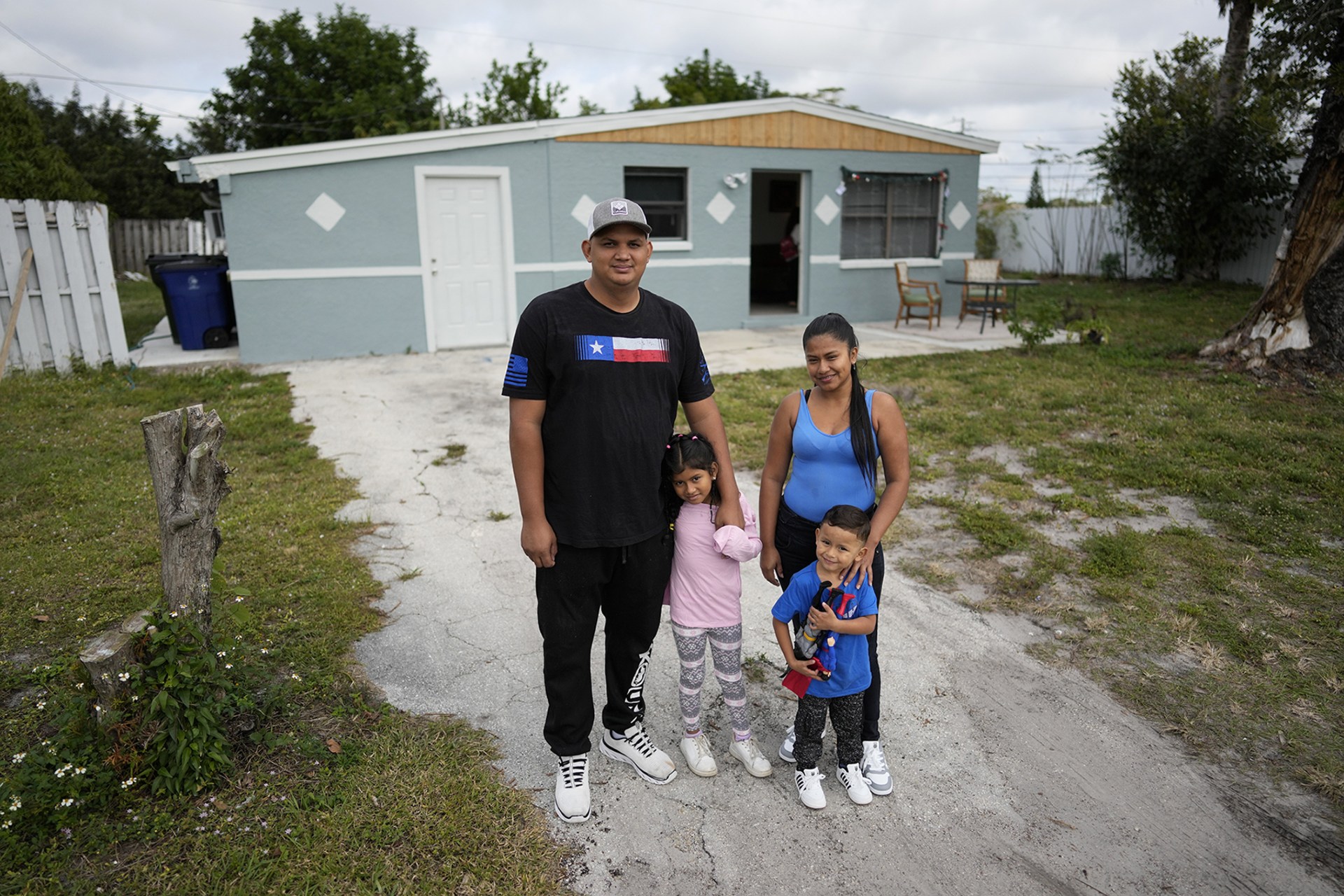 <p>LEHIGH ACRES, FLORIDA: Five years after fleeing from Venezuela to Colombia, Alexis Llanos and his family have built a life in the United States. <span class="immersive-image__figcaption-credit">Rebecca Blackwell/AP Photo</span></p>

