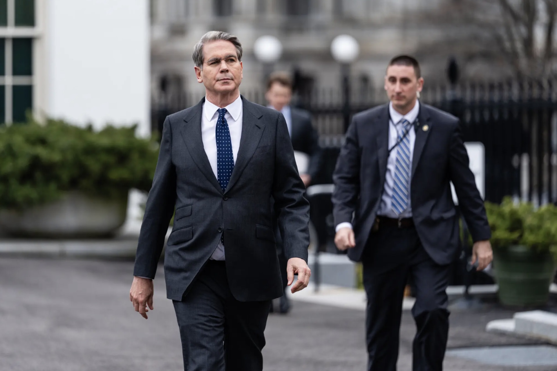 Treasury Secretary Scott Bessent said on Thursday that Russia would not benefit significantly from the sanctions relief but acknowledged that it would see some financial benefit.Credit...Eric Lee for The New York Times