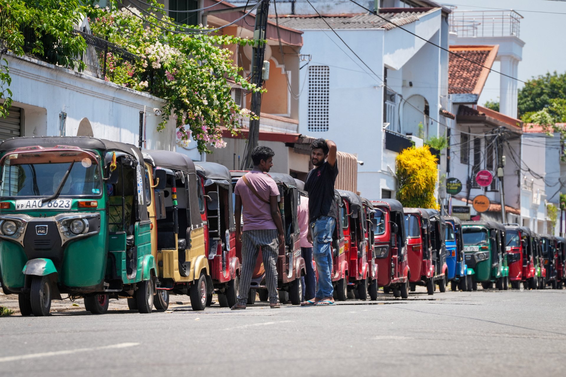 Concerns over fuel supply due to the U.S.-Israel conflict with Iran, in Colombo