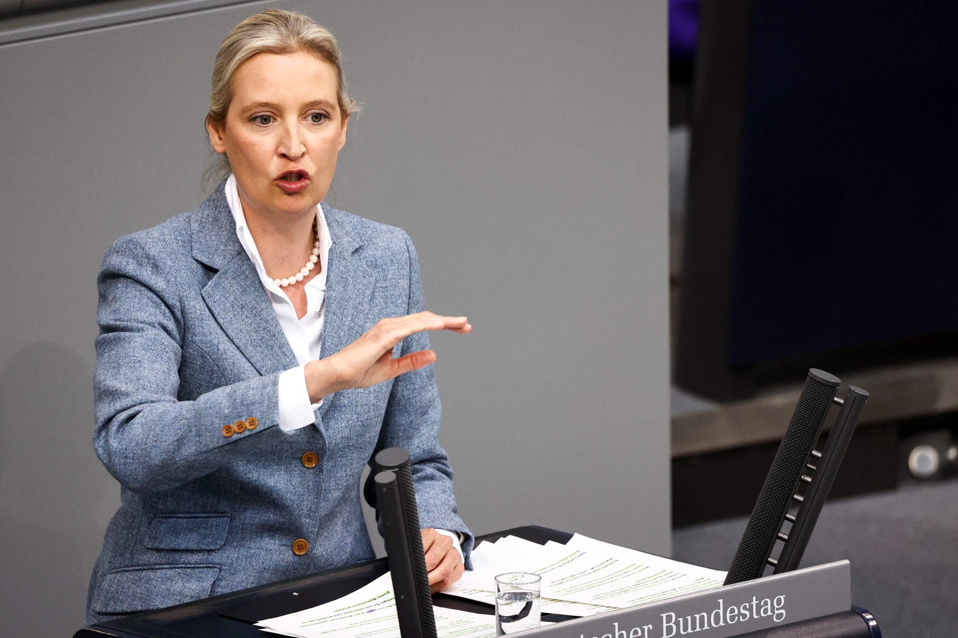 German parliament discusses €500-billion fund and revamp of borrowing rules ahead of the formation of a new parliament, in Berlin