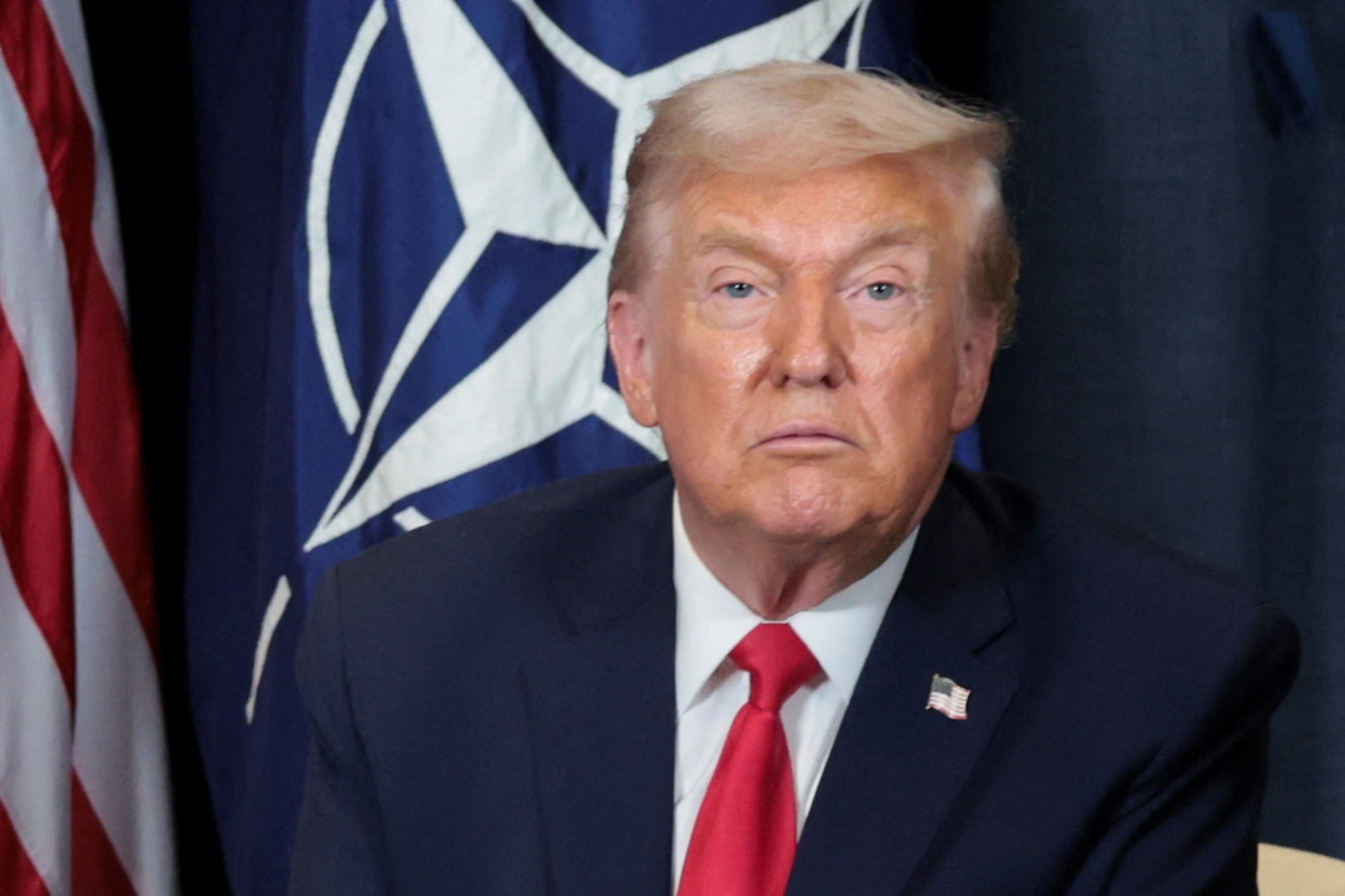 U.S. President Trump holds a bilateral meeting with NATO Secretary General Mark Rutte, at the World Economic Forum in Davos