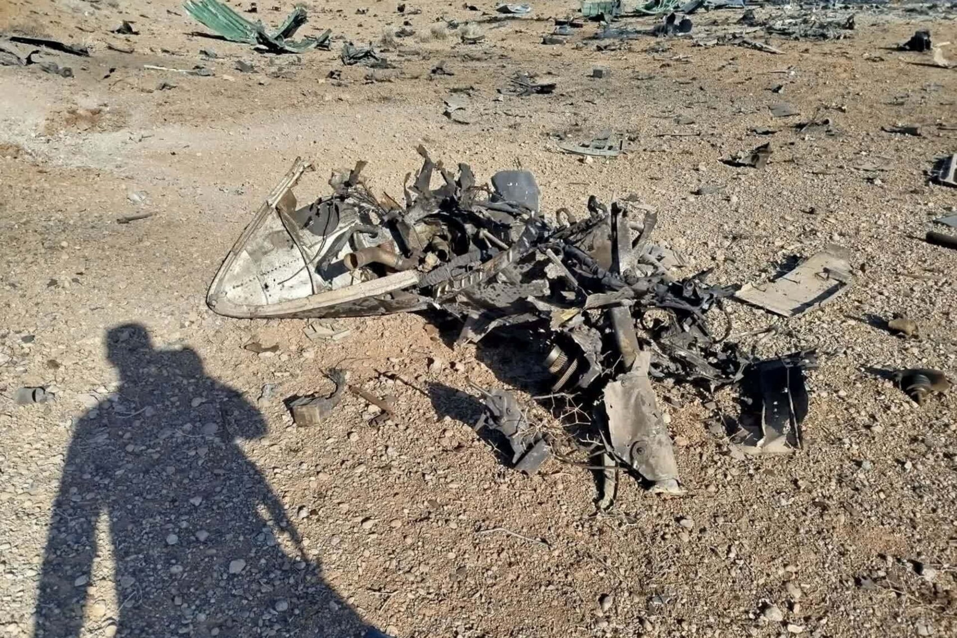 <p>A still image purporting to show U.S. aircraft destroyed during the U.S. mission to find a stranded airman in Iran, the Revolutionary Guards said according to Iranian media, amid the U.S.-Israeli conflict with Iran, in Isfahan, Iran, released on April 5, 2026. </p>
