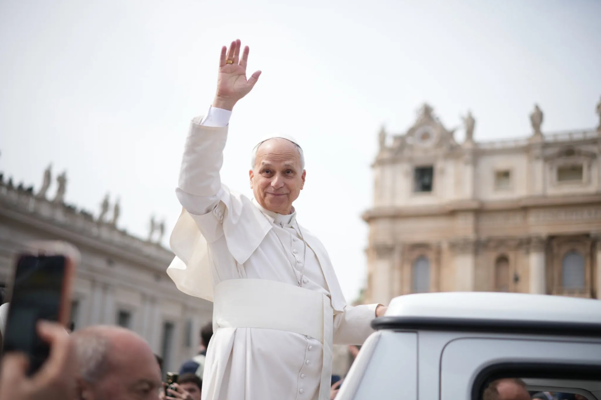<p>Pope Leo XIV at the Vatican last month. His ten-day trip to Africa begins on Monday and includes visits to Algeria, Angola, Cameroon, and Equatorial Guinea.</p>

