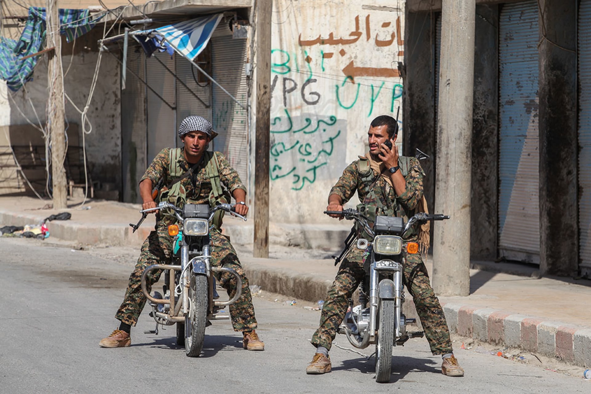 YPG fighters take control of Tal Abyad, dealing a blow to the Islamic State.