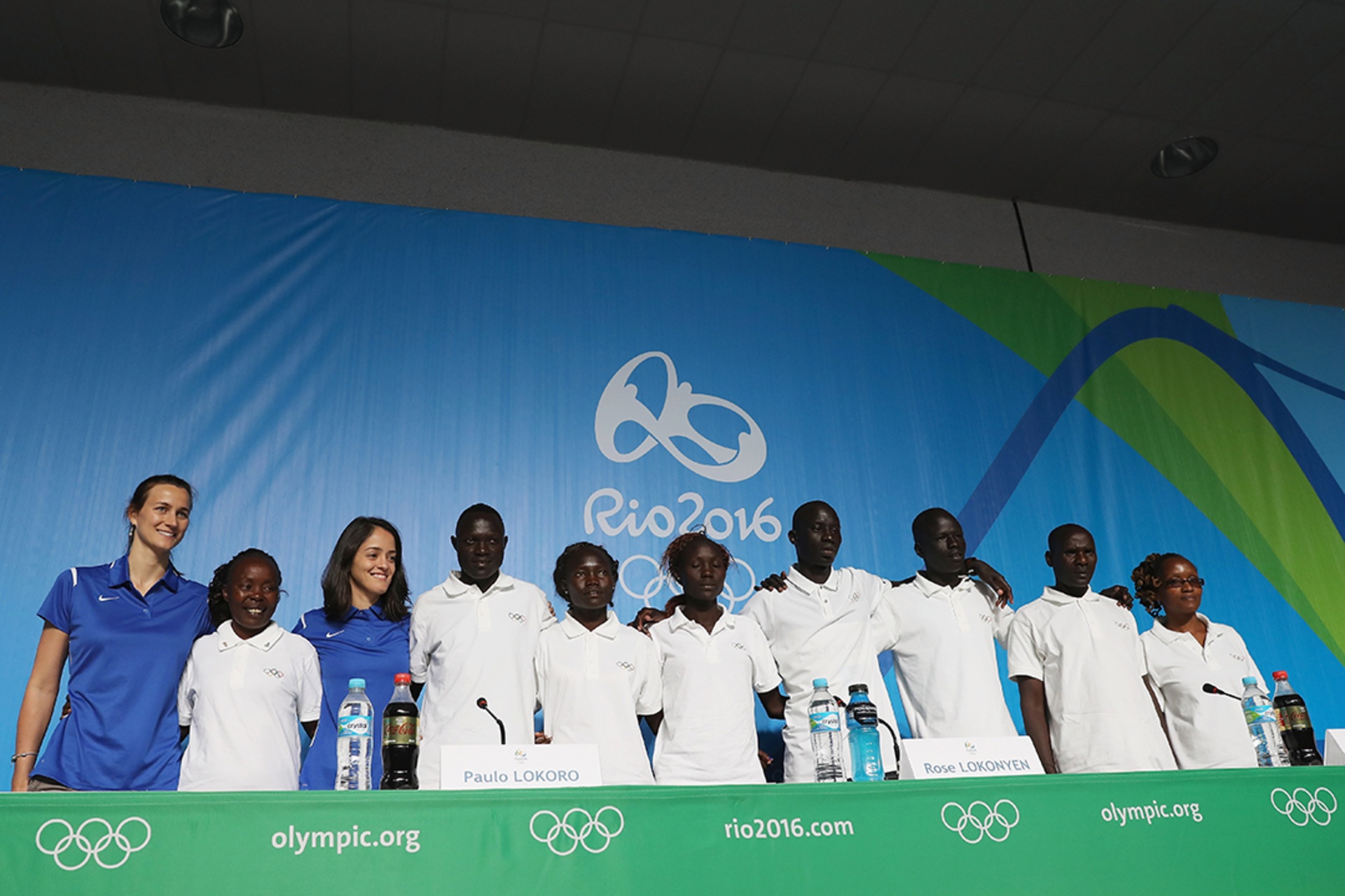 The first Refugee Olympic Team makes history during the summer games in Rio de Janeiro, Brazil. Ker Robertson/Getty Images
